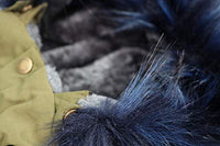 Record Anorak Dog Down Jacket Plush Coat M 40 cm with Hood with Fur - Pet Shop Luna
