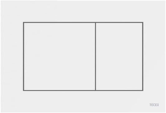 TECE 100300 Now 9240400 Placca di Comando per WC (Colore Bianco, Tecnologia a Due volumi, Utilizzabile dall'alto e dal Davanti) - Pet Shop Luna