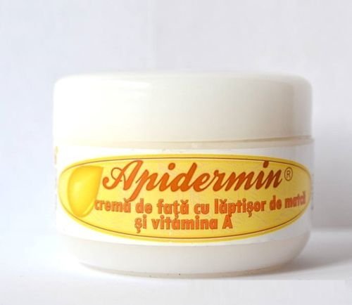 Apidermin, crema idratante per il viso con pappa reale e vitamina A, per pelle secca, stanca e con rughe - Pet Shop Luna