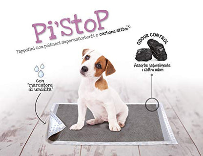 BEST FRIEND PI'-STOP 10 TAPPETINI ASSORBENTI PER CANI CON CARBONE ATTIVO 60X90 C - Pet Shop Luna