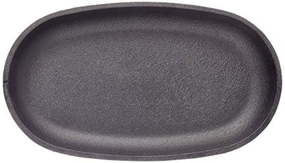 Banquet Cast-Iron Pan, Black, 16 x 29 x 5.5 cm - Pet Shop Luna