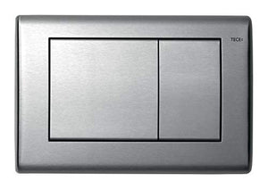 Tece Stainless Steel Hob Cover Plate with Actuator 2 Flushes of Different Powers White Teceplanus 9240320 - Pet Shop Luna