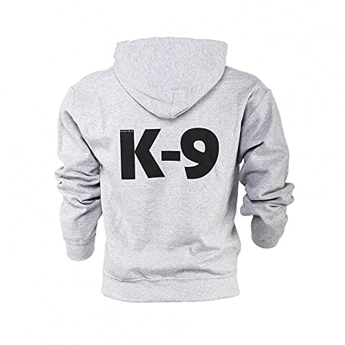 JULIUS K9 10K9P-G-XL K9 Pullover, Gray With Hood Size XL, Grey - Pet Shop Luna