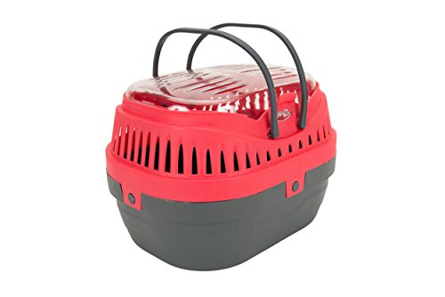 Tyrol Transport Basket for Small Animal, 23 x 17.5 x 16 cm, Green/Gray, 0.5 kg - Pet Shop Luna