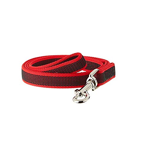 Julius-K9 Guinzaglio Super Presa con Manico, Rosso, 20 mm x 1.2 m - Pet Shop Luna