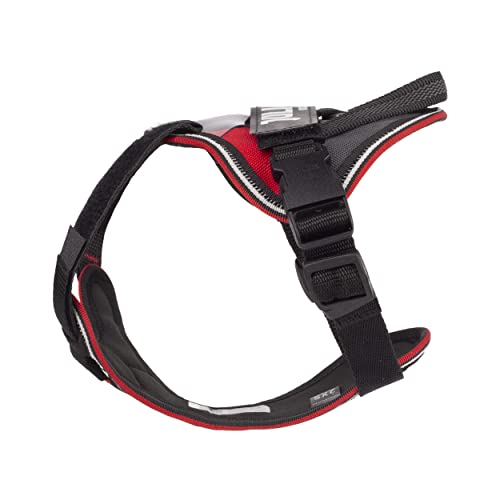 IDC Longwalk Y-Harness, Red-Gray, Size: 2XS - Pet Shop Luna