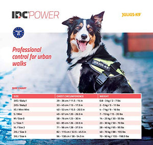 Julius-K9, 16IDC-B-0, IDC Powerharness, dog harness, Size: 0, Blue - Pet Shop Luna