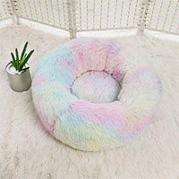 FriendGG Plush Donut Shaped Cushion for Cats and Puppies - Pet Shop Luna