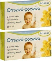 ARIANNA Baby Vac Nasal Vacuum Aspirator Infants Children Nose Cleaner 2 Pcs. - Pet Shop Luna
