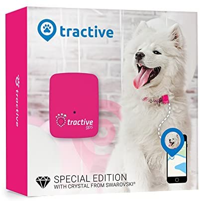 Localizzatore GPS Tractive per cani e gatti, impermeabile, adatto per ogni collare - Pet Shop Luna