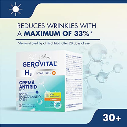 Gerovital H3 - Hyaluronic C, Intensive Anti Wrinkle cream (day care) - Pet Shop Luna