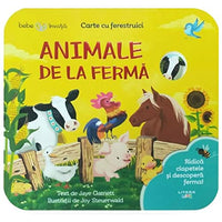 Bebe Invata. Animale De La Ferma. Carte Cu Ferestruici - Pet Shop Luna