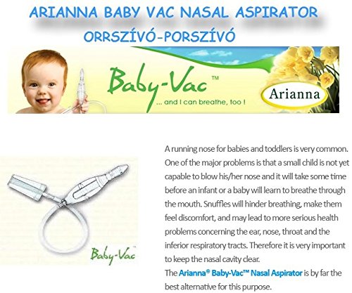 Arianna Baby Vac Infant Child Vacuum Nasal Aspirator - Pet Shop Luna