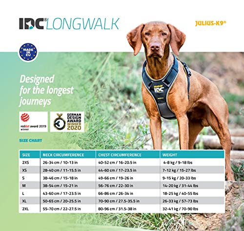 IDC Longwalk Y-Harness, Blue-Gray, Size: XS - Pet Shop Luna