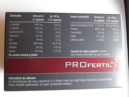 Profertil for Men, 180 Capsules, Lenus Pharma - Pet Shop Luna