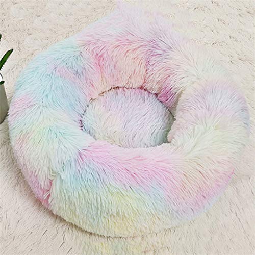 FriendGG Plush Donut Shaped Cushion for Cats and Puppies - Pet Shop Luna