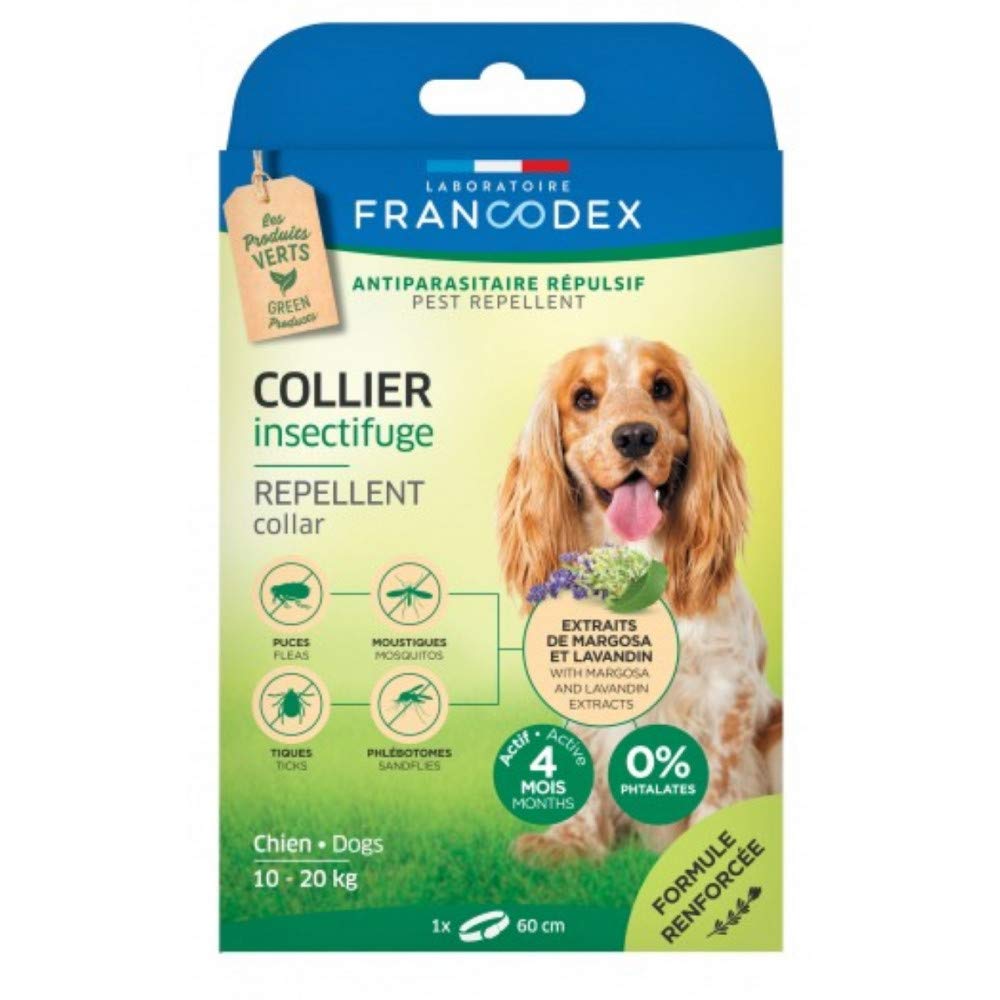 Francodex Dog Collar repellente Francodex 10-20 Kg 60 cm