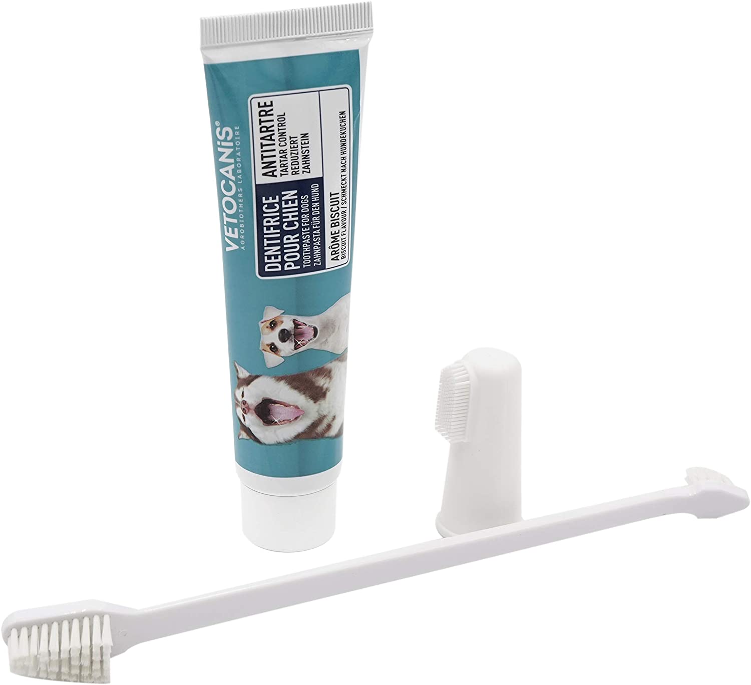 Vetocanis Biscuit Taste Triple Actions Dental Hygiene Kit for Dogs, 0.08506 kg - Pet Shop Luna