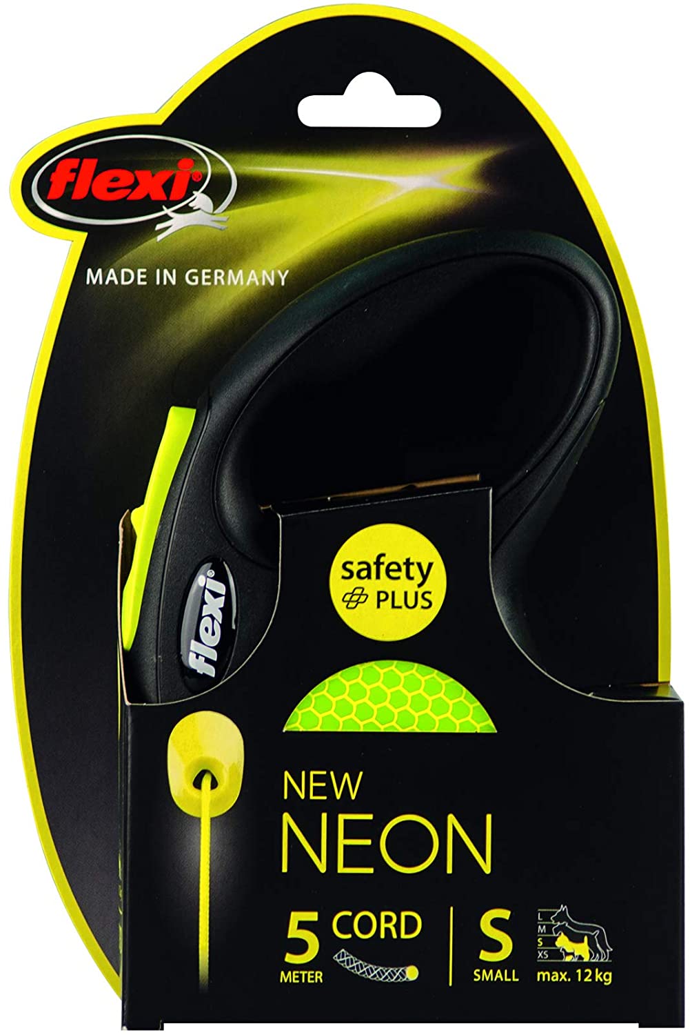 Flexi - strap new classic neon cord 5 m M Reflect - Pet Shop Luna