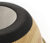 Tyrol Stainless Steel Non-Slip Large Bowl for Cat/Dog/Pets, Wood Effect, 20.5 cm, 0.235989 kg - Pet Shop Luna
