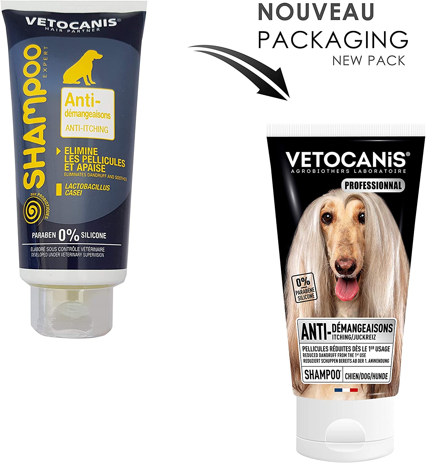 Vetocanis Anti-itch Shampoo 300 ml – Pack of 2 - Pet Shop Luna