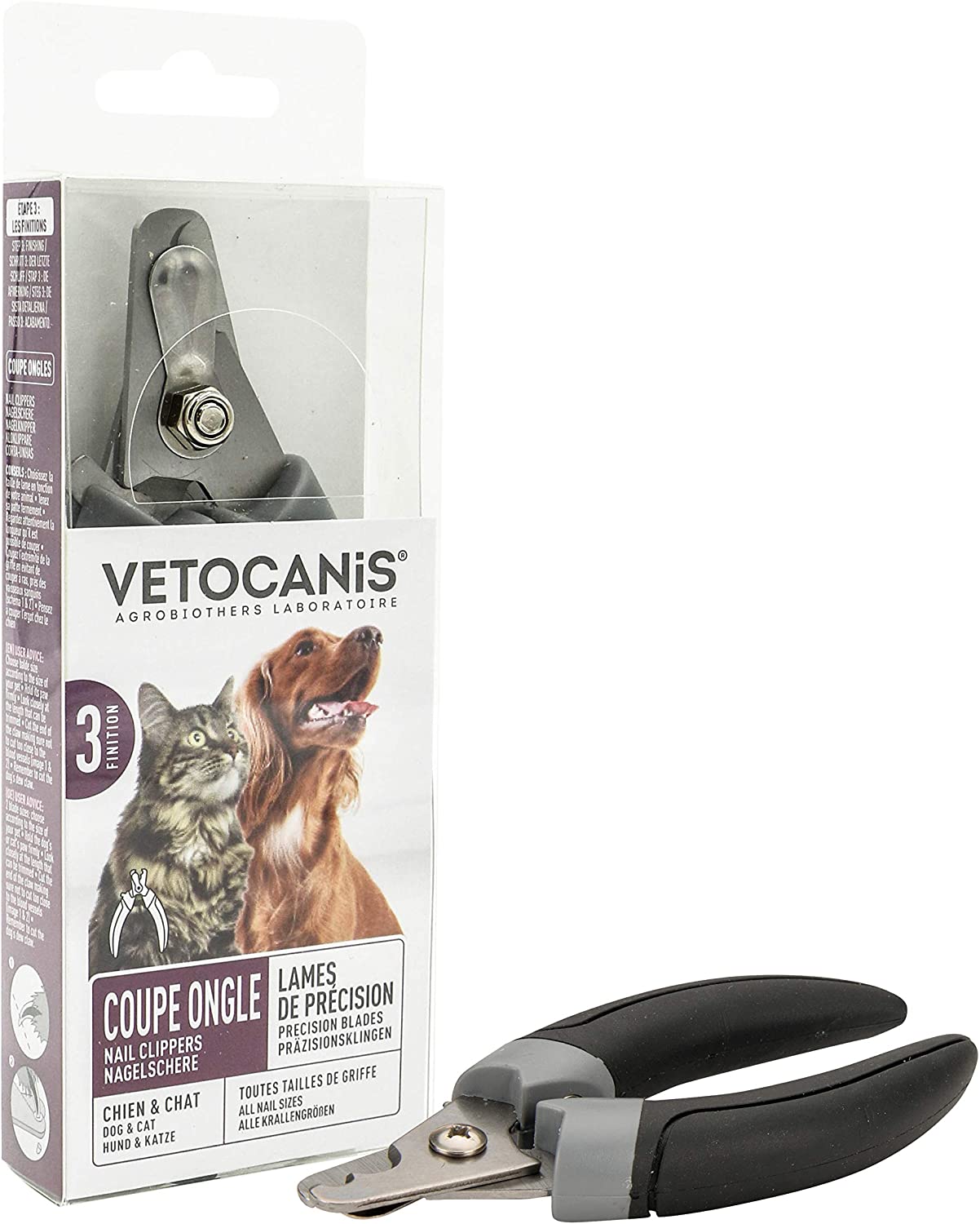 VETOCANIS Coupe-ongles 2 tailles - Pour chien - Pet Shop Luna