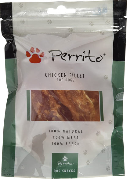 Perrito Chicken Fillet Dog Treat, Chicken Fillet, Pack of 1 (1 x 100 g) Parent - Pet Shop Luna