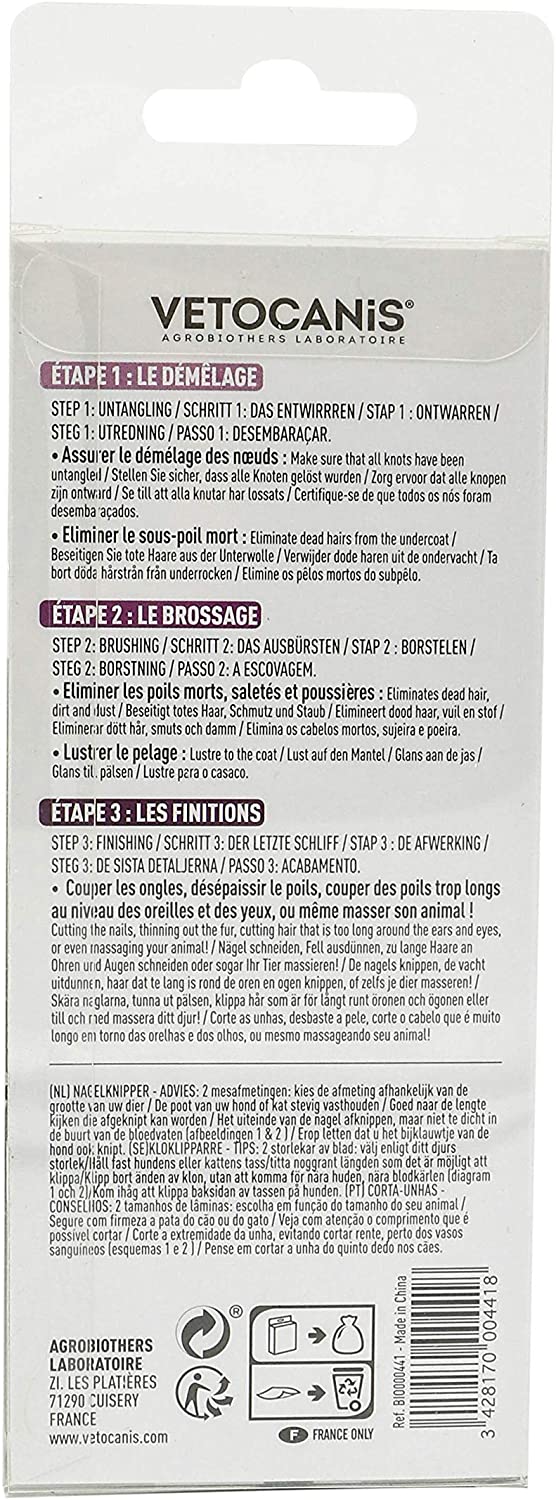 VETOCANIS Coupe-ongles 2 tailles - Pour chien - Pet Shop Luna