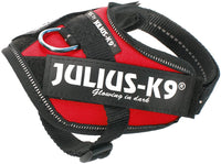 Julius-K9, 16IDC-R-B1, IDC Powerharness, dog harness, Size: Baby 1, Red - Pet Shop Luna
