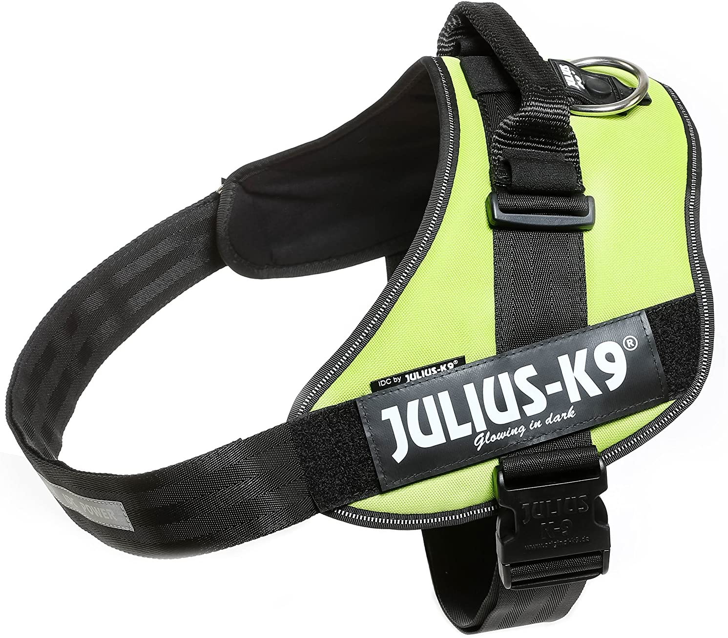 JULIUS-K9, 16IDC-NE-3, IDC-Powerharness, Size: 3, Neon Green - Pet Shop Luna