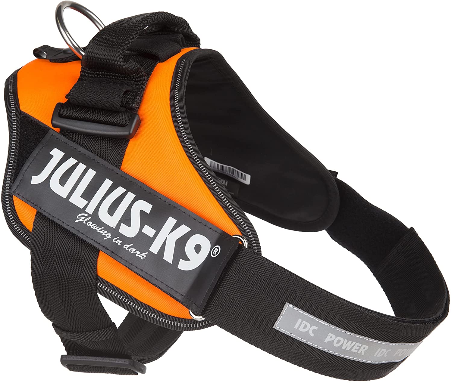 Julius-K9, 16IDC-FOR-1, IDC Powerharness, dog harness, Size: 1, UV Orange - Pet Shop Luna