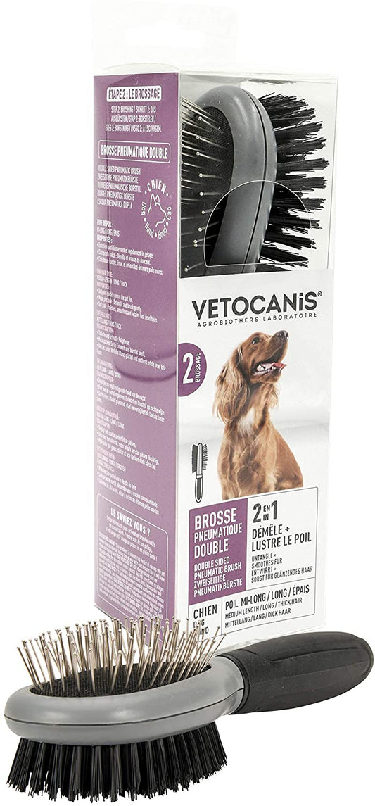 Vetocanis Spazzola Pneumatica Doppia Cane - Pet Shop Luna