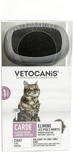 Vetocanis Carding brush for Small Cats, Gray, 0.117989 kg - Pet Shop Luna