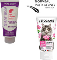 Vetocanis Regular Use Soft and Shiny Coat Shampoo for Cats, 0.308 kg - Pet Shop Luna
