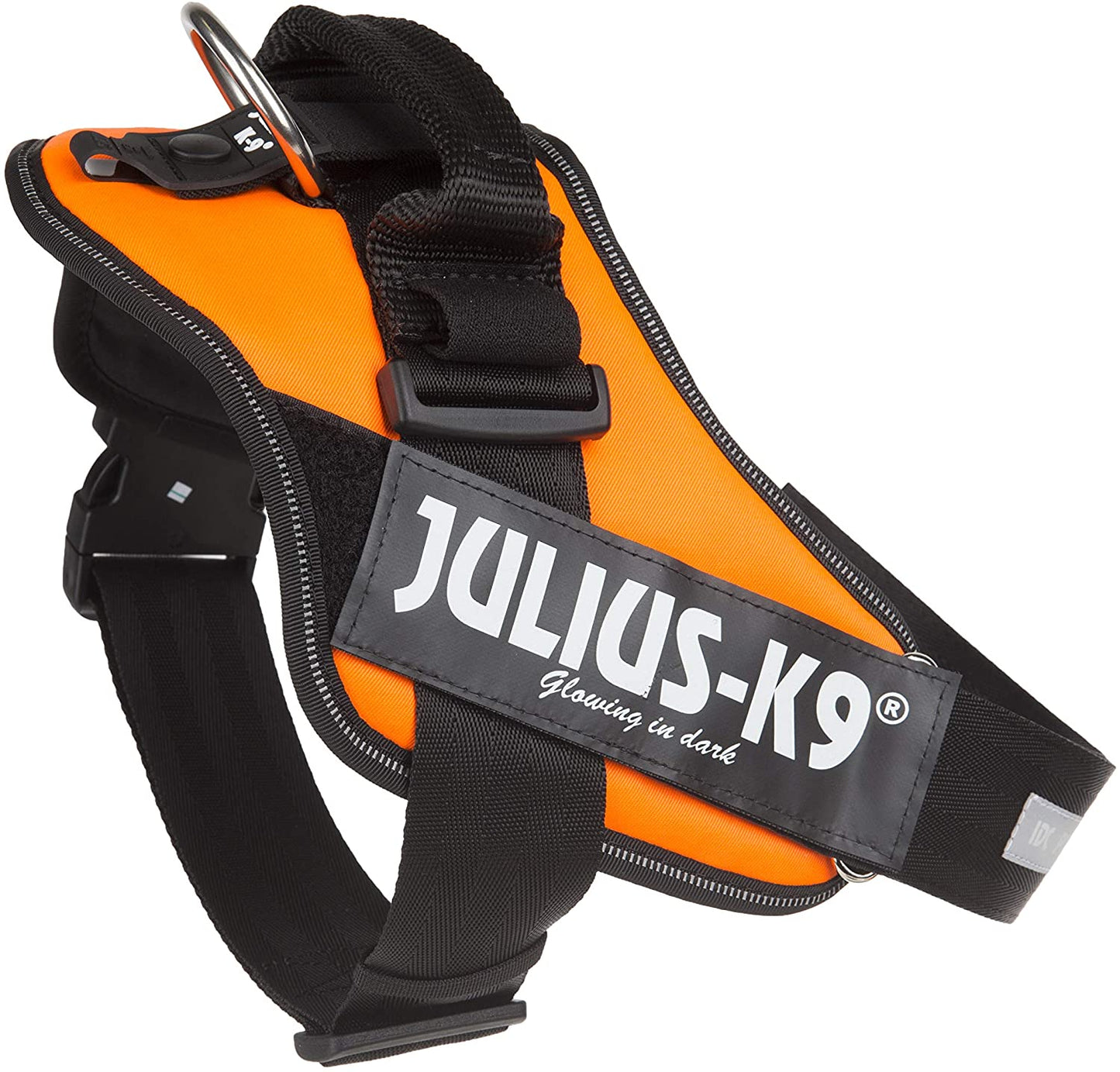 Julius-K9, 16IDC-FOR-1, IDC Powerharness, dog harness, Size: 1, UV Orange - Pet Shop Luna