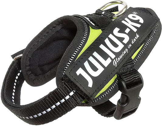 JULIUS-K9, 16IDC-NE-B1, IDC-Powerharness, Size: Baby 1, Neon Green - Pet Shop Luna