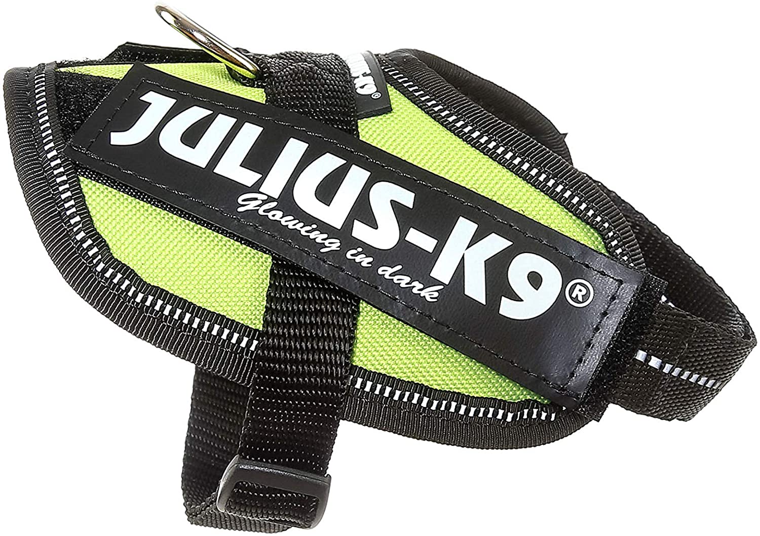 JULIUS-K9, 16IDC-NE-B2, IDC-Powerharness, Size: Baby 2, Neon Green - Pet Shop Luna