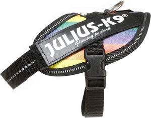 Julius-K9, 16IDC-JRBW-B2, IDC Powerharness, dog harness, Size: XL/2XS/Baby 2, Rainbow - Pet Shop Luna