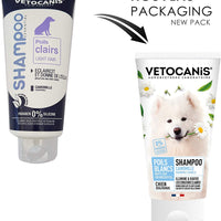 Vetocanis White or Clear Coat Shampoo for Dogs, 0.308 kg - Pet Shop Luna
