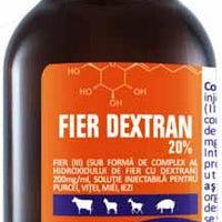 FIER DEXTRAN 20% ferro + vitamina B12 bovini cani gatti suini ovini / Iron +b12 for cattle , sheep goat dog cat - Pet Shop Luna