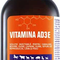 Vitamin AD3E for dog cat horse cattle ovine goat pig / vitamini per bovini suini cani gatti ovini caprini cavalli - Pet Shop Luna