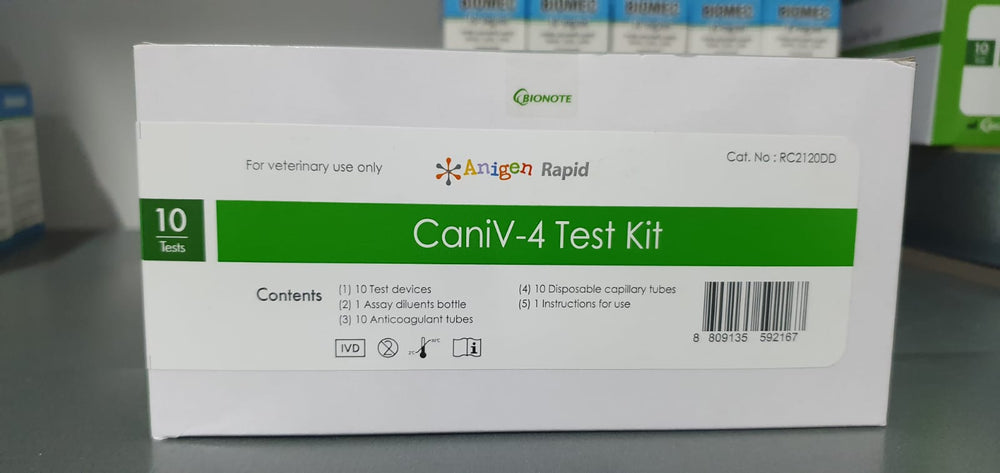 CaniV-4 Test kit (10 tests) ( Ehrlichiosi, malattia di Lyme, dirofilariosi e anaplasma) - Pet Shop Luna