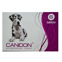 Canidon ORAL DEWORMER for dogs 2x 6 tablets / VERMIFUGO PER CANI Same as DRONTAL - Pet Shop Luna