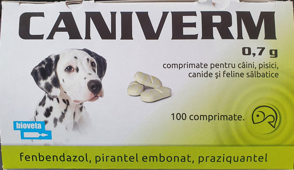 CANIVERM 0.7g DEWORMER for Dog / Vermifugo per cani - Pet Shop Luna