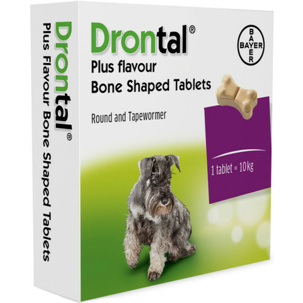Drontal® Plus vermifugo per cani (praziquantel / pyrantel pamoate / febantel) /Dewormer for dogs - Pet Shop Luna