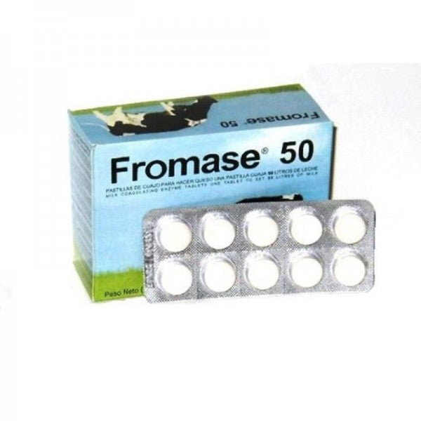 Fromase milk clot 100L x 10tablets cattle ovines - Pet Shop Luna