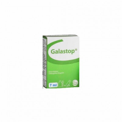 GALASTOP Oral Solution treatment of false pregnancy and suppression of lactation in bitches for dogs and cats / trattamento falsa gravidanza per cani e gatti - Pet Shop Luna