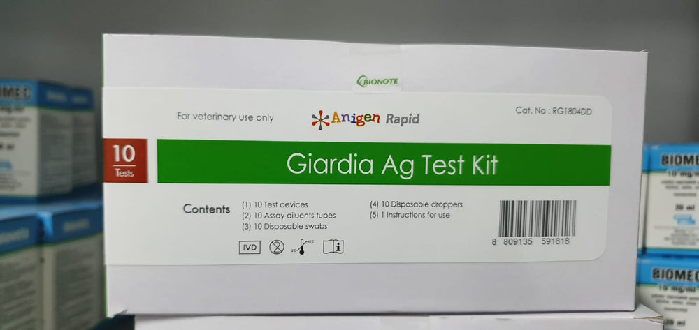 Giardia Ag Test kit (10 tests) - Pet Shop Luna