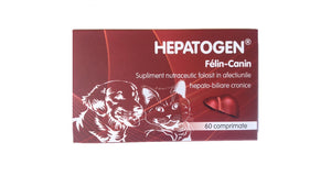 Hepatogen Felin - Canin , 60 tablets Nutraceutical supplement used in chronic hepato-biliary disorders - Pet Shop Luna
