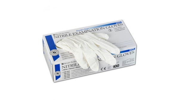 White examination gloves, 100 pieces / box XS (Extra Small) Guanti da esame bianchi, 100 pezzi / scatola XS (Extra Small) - Pet Shop Luna